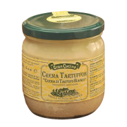 Achat en ligne CREME AUX CHAMPIGNONS AROMATISES A LA TRUFFE BLANCHE BOCAL 335GR sur cash-alimentaire.com