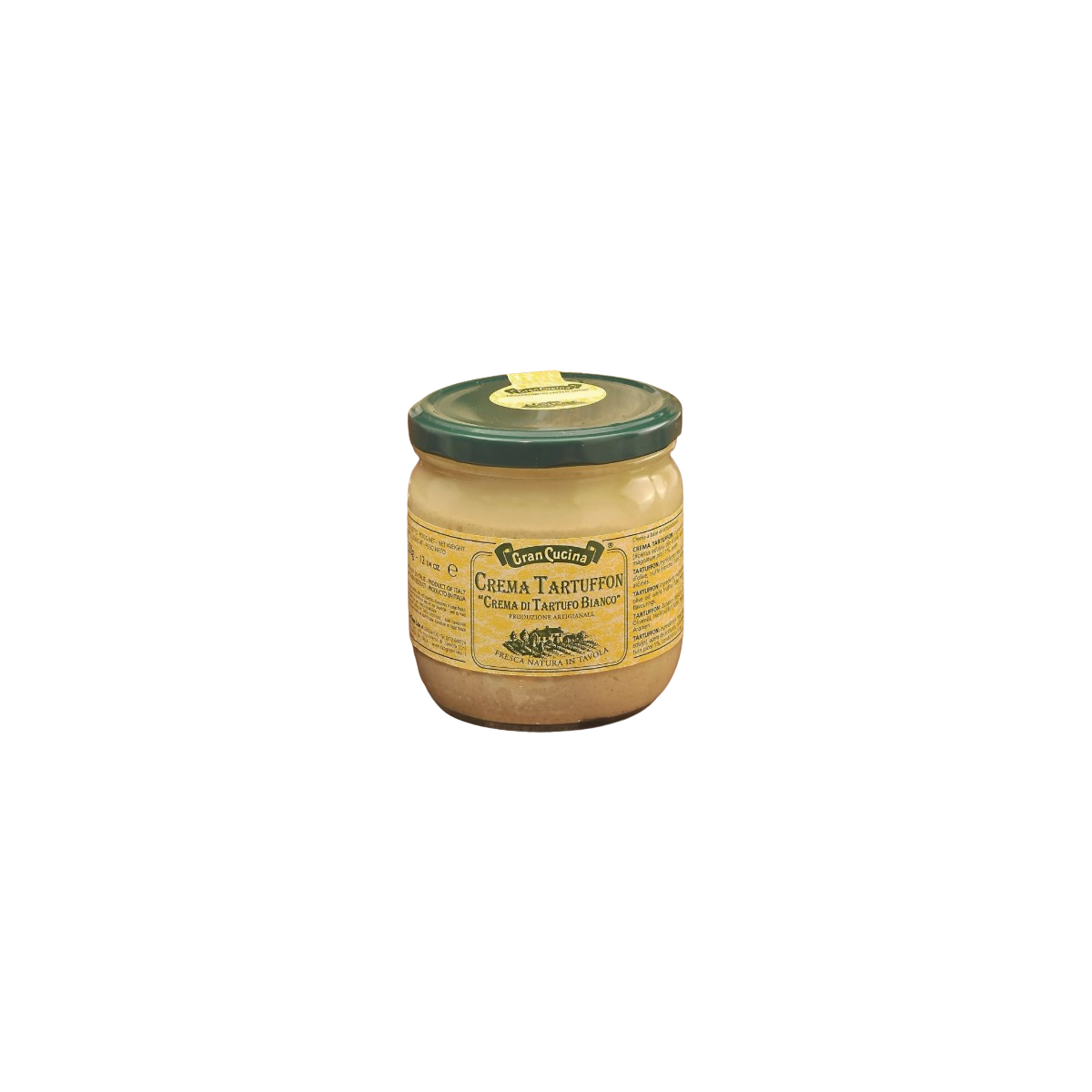Achat en ligne CREME AUX CHAMPIGNONS AROMATISES A LA TRUFFE BLANCHE BOCAL 335GR sur cash-alimentaire.com