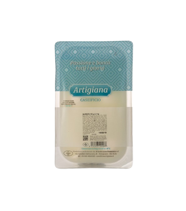Achat en ligne BURRATA BARQUETTE 125GR sur cash-alimentaire.com