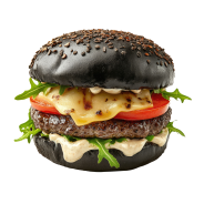 Achat en ligne BUN BRIOCHE NOIR AU CHARBON VEGETAL 10CM sur cash-alimentaire.com