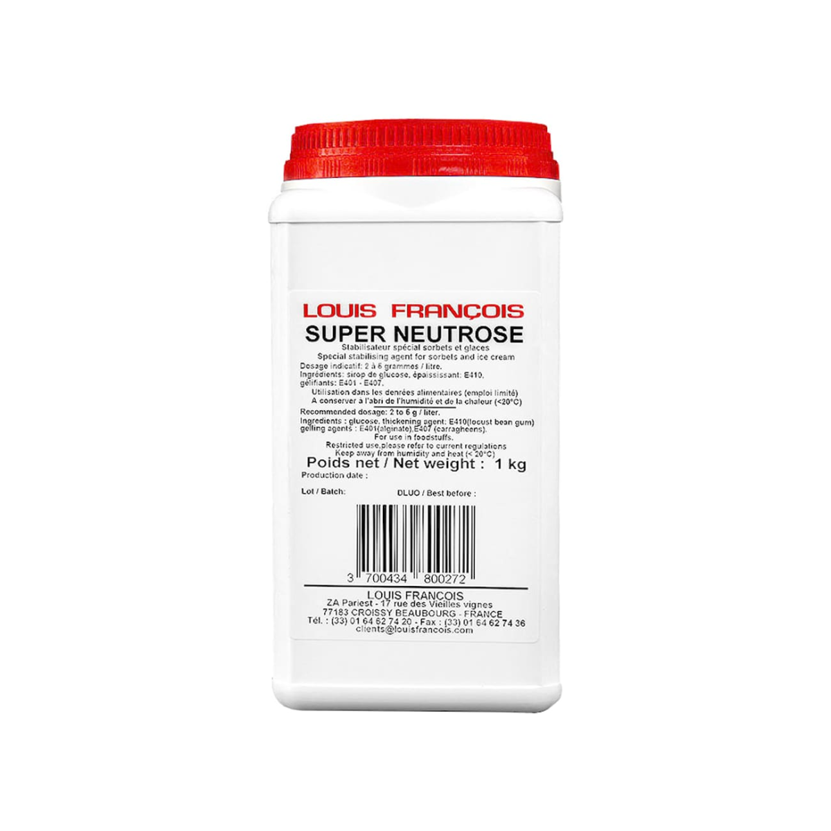 Achat en ligne SUPER NEUTROSE POT 1KG sur cash-alimentaire.com