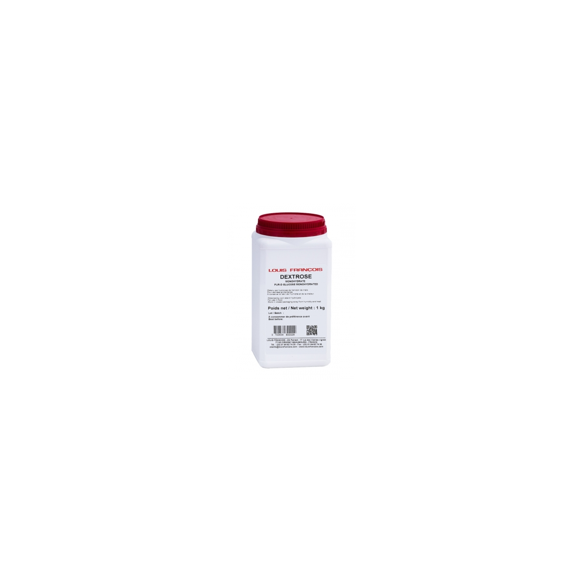 Achat en ligne SUCRE DEXTROSE POT 1KG sur cash-alimentaire.com