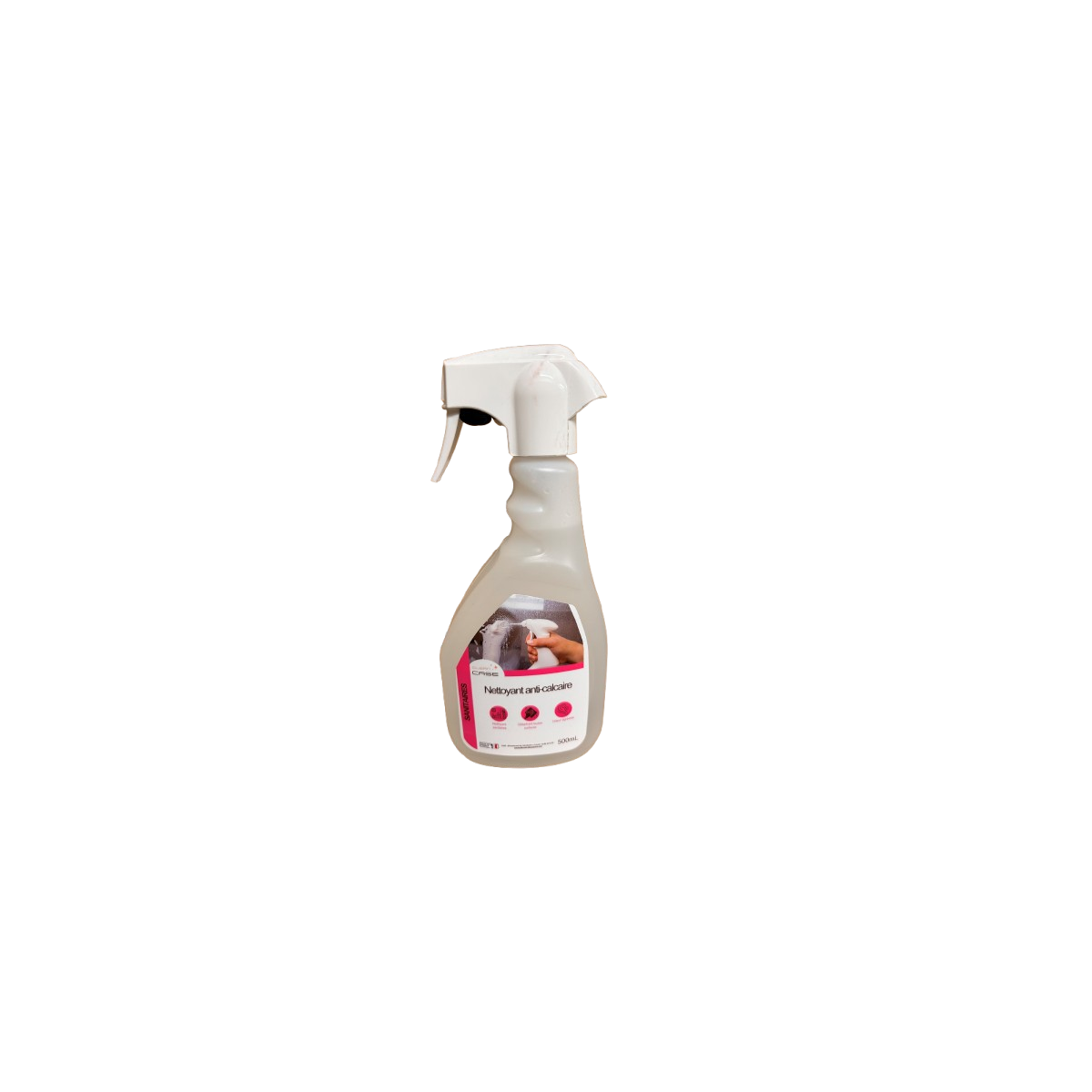 Achat en ligne NETTOYANT LIQUIDE ANTI CALCAIRE SPRAY 500ML sur cash-alimentaire.com
