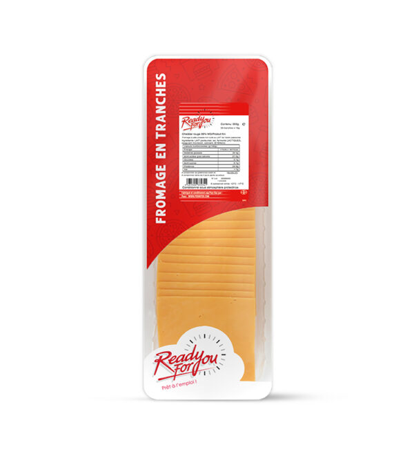 Achat en ligne CHEDDAR ROUGE MATURE 20GR X 25 TRANCHES sur cash-alimentaire.com