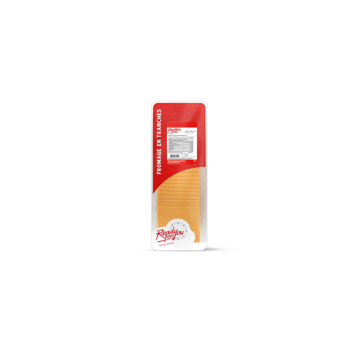 Achat en ligne CHEDDAR ROUGE MATURE 20GR X 25 TRANCHES sur cash-alimentaire.com