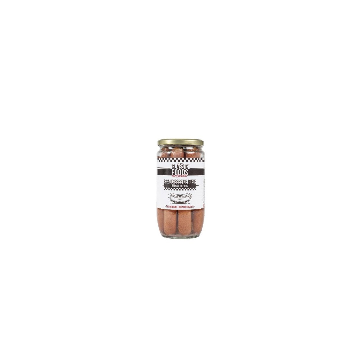 Achat en ligne SAUCISSE DE BOEUF 16CM 60GR sur cash-alimentaire.com