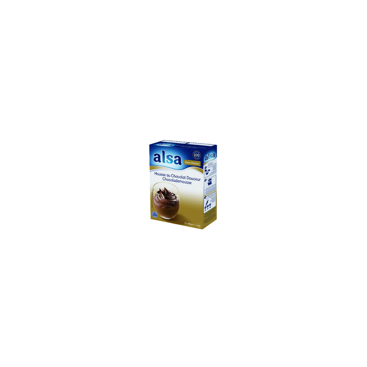 Achat en ligne MOUSSE AU CHOCOLAT  BOITE 1.3KG sur cash-alimentaire.com
