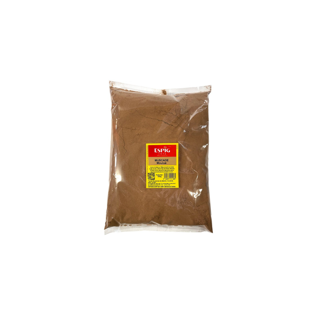 Achat en ligne MUSCADE MOYENNE ENTIERE SACHET 1KG sur cash-alimentaire.com