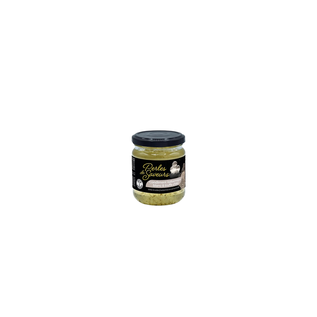 Achat en ligne PERLE DE VINAIGRE BALSAMIQUE BLANC ET TRUFFE NOIRE BOCAL 200GR sur cash-alimentaire.com