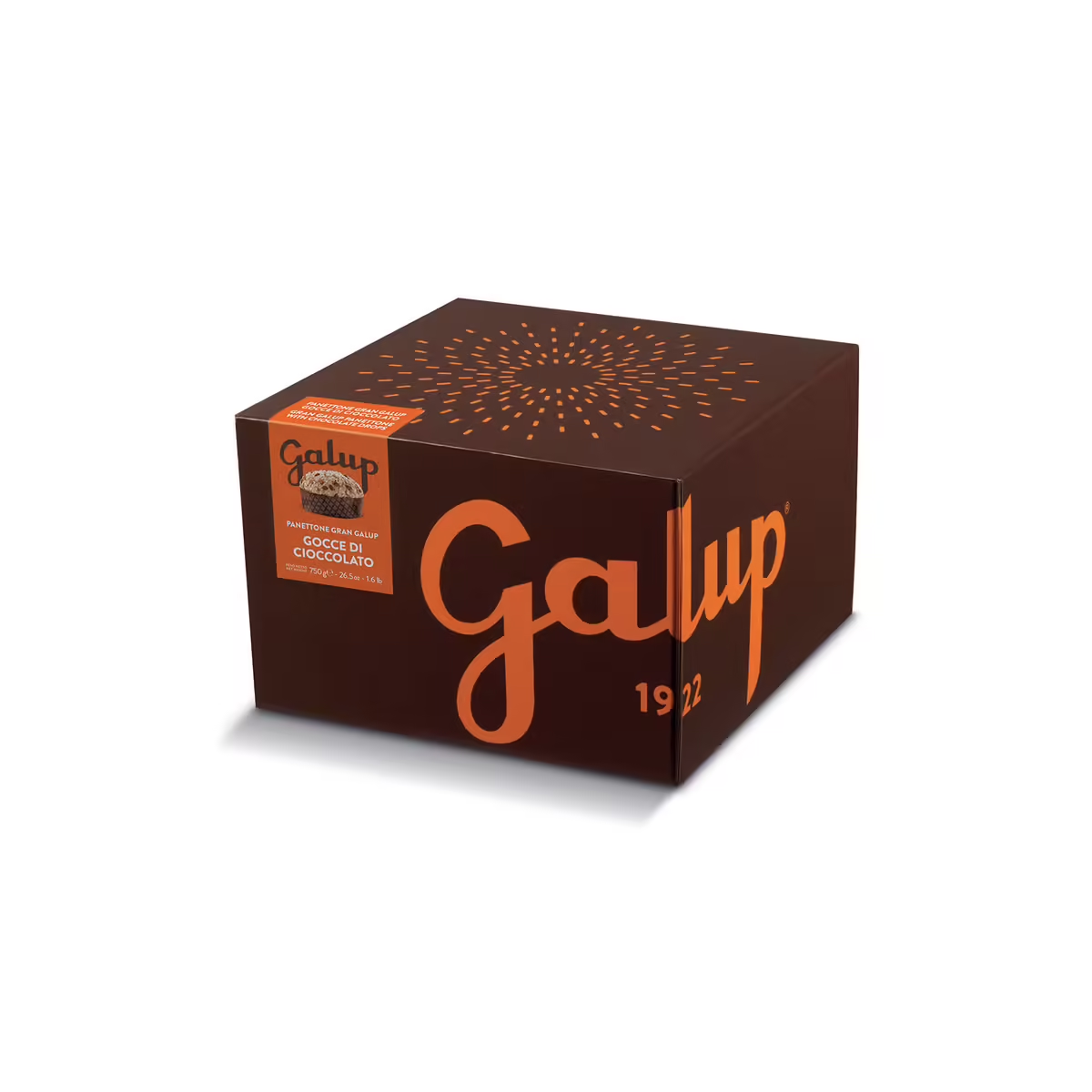 Achat en ligne PANETTONE GOUTTE DE CHOCOLAT BOITE 750GR sur cash-alimentaire.com