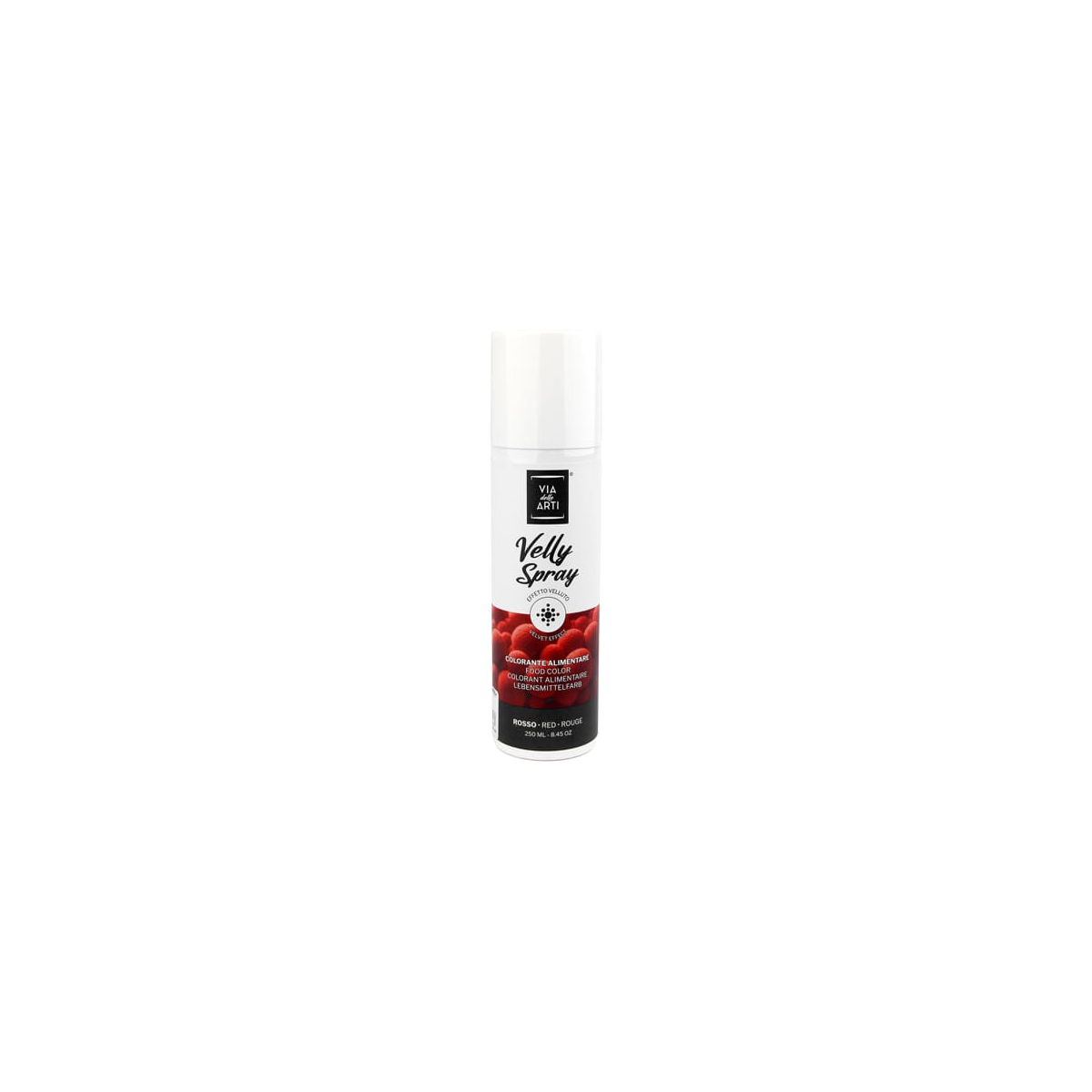 Achat en ligne COLORANT ROUGE EFFET VELOUR 250ML SPRAY sur cash-alimentaire.com