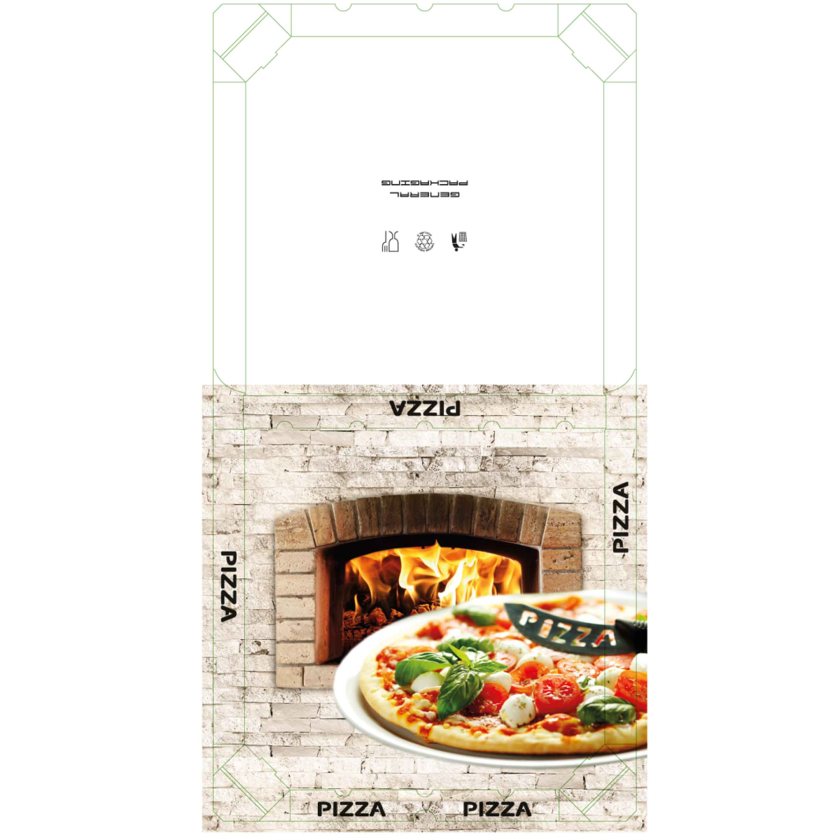 Achat en ligne BOITE PIZZA HAVANE 33 X H3.5CM sur cash-alimentaire.com