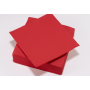 Achat en ligne SERVIETTE COCKTAIL ROUGE 25 X 25 CM sur cash-alimentaire.com