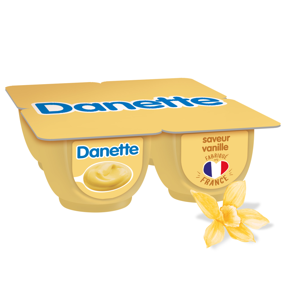 Achat en ligne DANETTE VANILLE 125GR sur cash-alimentaire.com