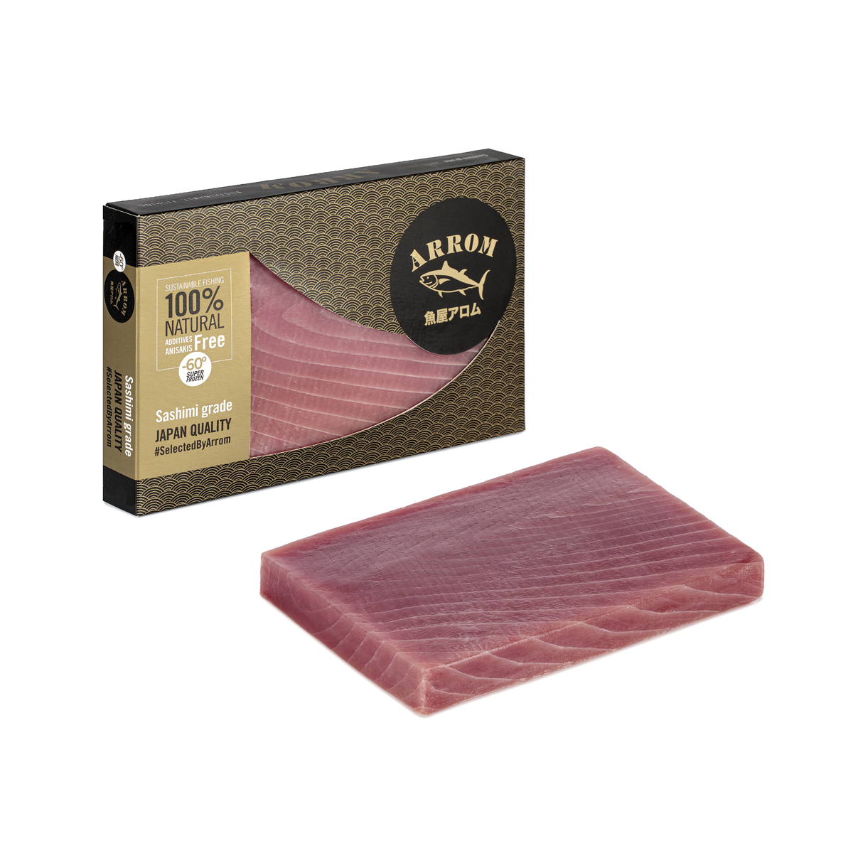 Achat en ligne SAKU DE THON YELLOWFIN 250/350GR LE KG JAPON -60°C THUNNUS ALBACORE sur cash-alimentaire.com