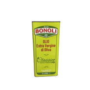 Huile d'olive extra vierge Bonoli 5L bidon métal – qualité premium pour cuisine et restauration
