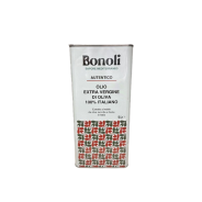 Bidon 5L d'huile d'olive extra vierge 100% Italie Bonoli – qualité premium pour cuisine et restauration