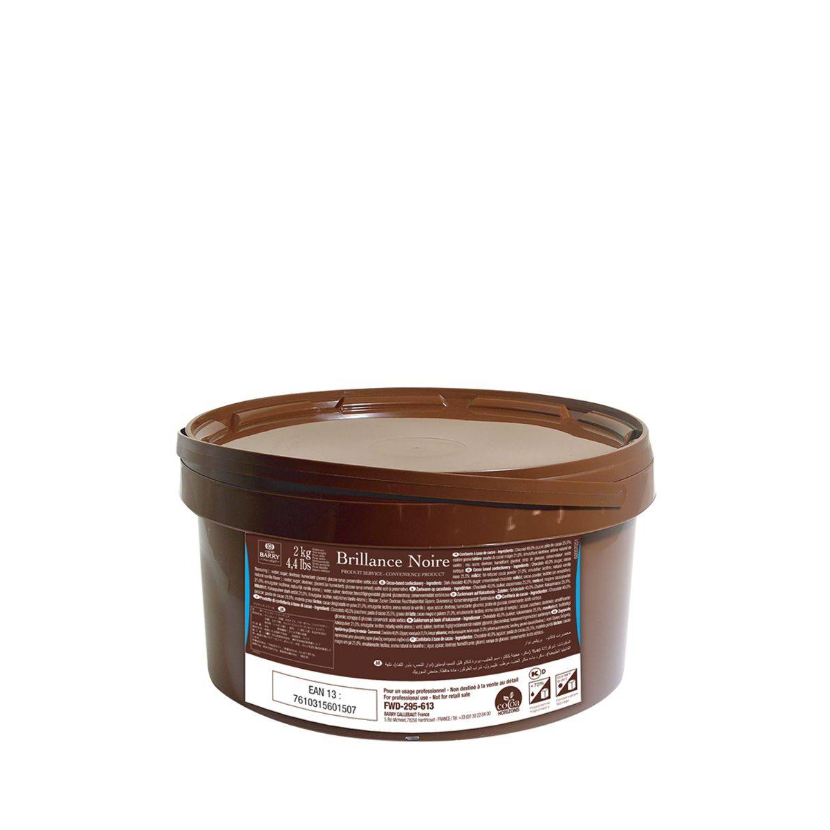 Glaçage chocolat noir 2kg | Barry Belgique