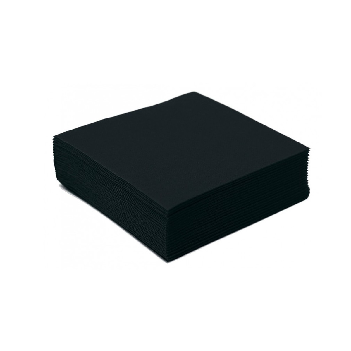 Serviettes noires 38x38 cm x1200 | Nappage Moderne