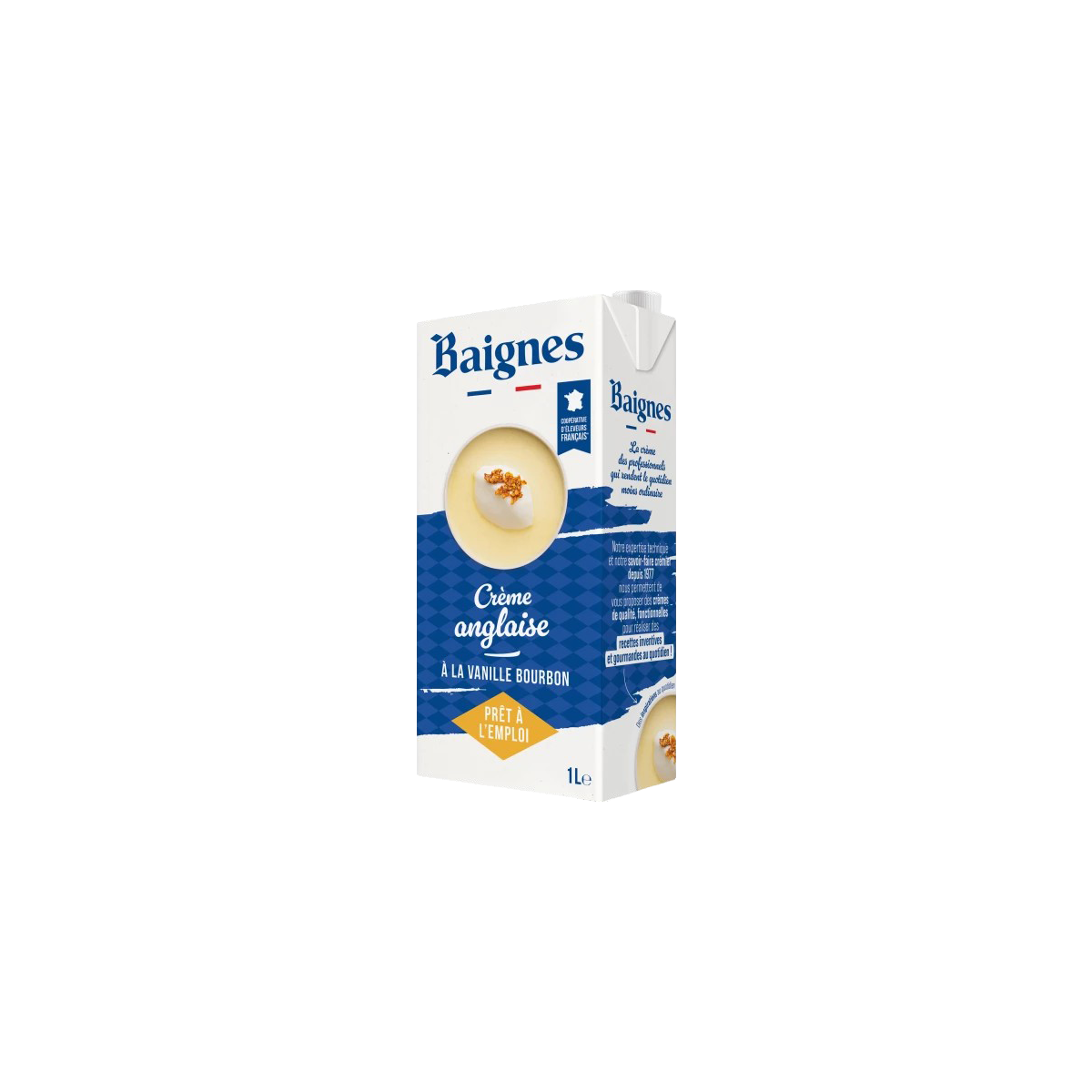 Destockage CREME ANGLAISE BAIGNES