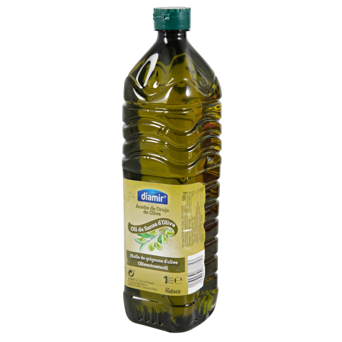 Huile de Grignon d’Olive 1 L – Assaisonnement, Cuisson et Friture