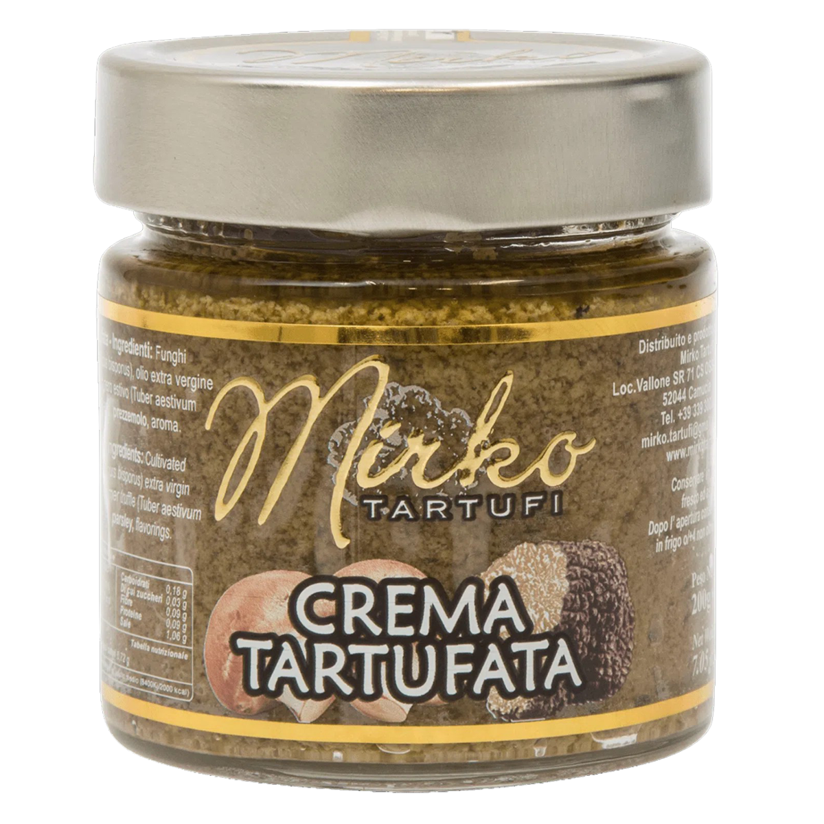 Crème aromatisée à la truffe d’été 10 % 500 g – Tuber aestivum – Mirko – Italie