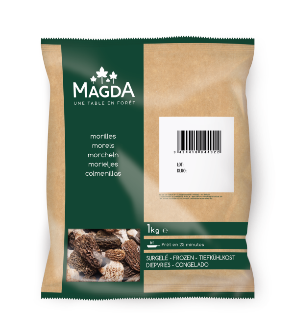 Morilles Entières IQF Surgelées 1 kg – Magda