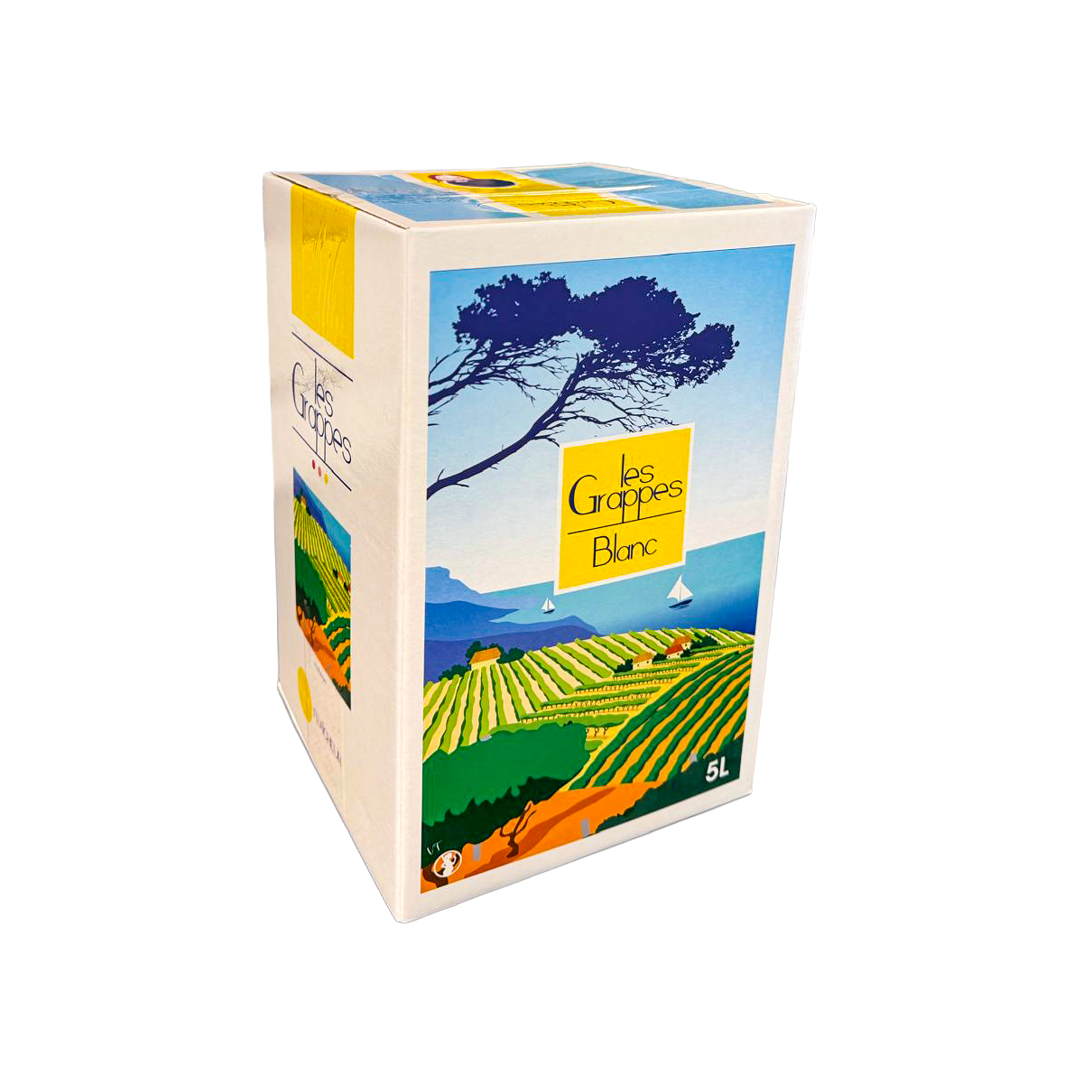 Vin Blanc d’Espagne BIB 5 L – Les Grappes