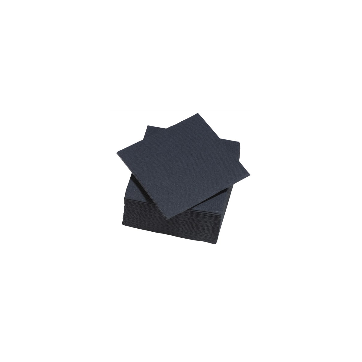 Serviettes Cocktail Noires 25 x 25 cm x 900U – 33 g/m² – Nappage Moderne