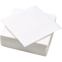 Serviettes cocktail blanches 25 x 25 cm – carton de 900 unités – 33 g/m² – Nappage Moderne