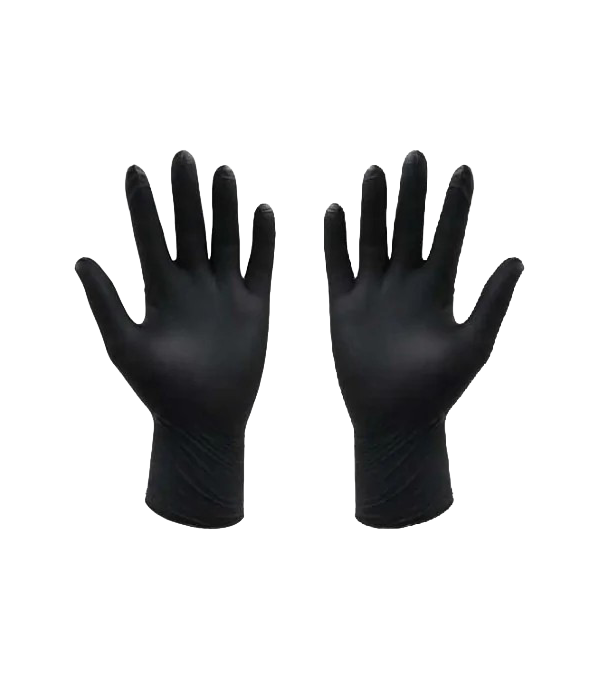 Gants Nitrile Noir Taille S Boîte de 100 Non Poudrés – Global Hygiène