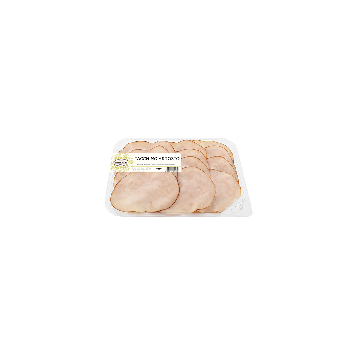 Dinde affinée Maletti 120g tranchée – charcuterie italienne affinée 32 jours