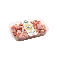 Pancetta en morceaux Maletti 120g – poitrine de porc italienne affinée 115 jours