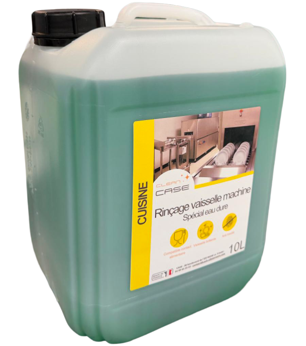 Liquide rinçage lave-vaisselle 10L eau dure – Clean Case