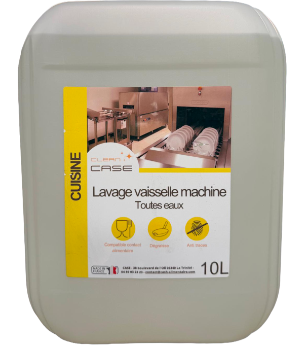 Liquide lavage vaisselle 10L ECOCERT – Clean Case dégraissant