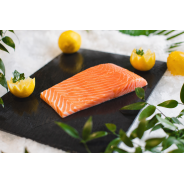 Pavés de saumon avec peau 180/200 g IQF – carton 5 kg – origine Norvège – National 1