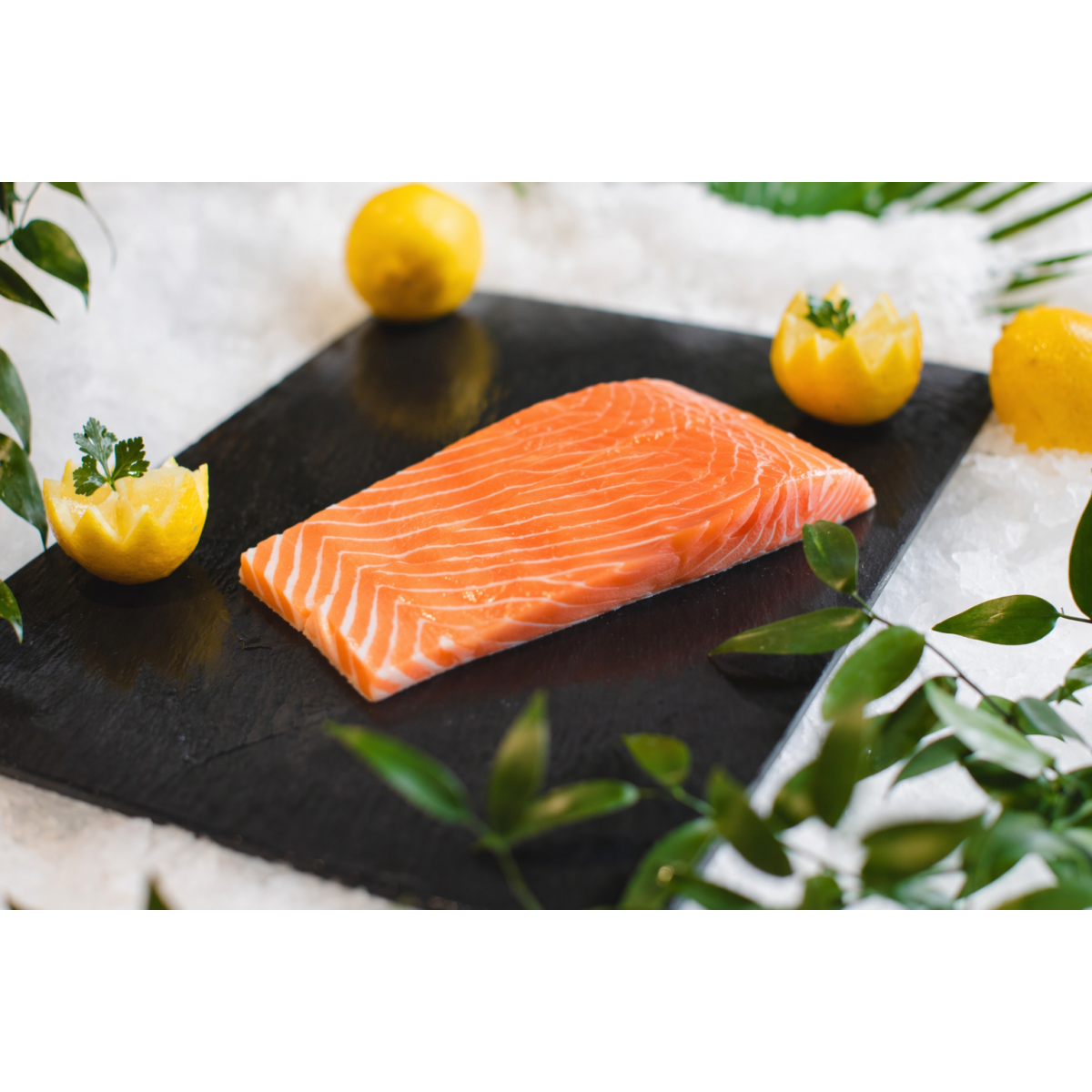 Pavés de saumon avec peau 180/200 g IQF – carton 5 kg – origine Norvège – National 1