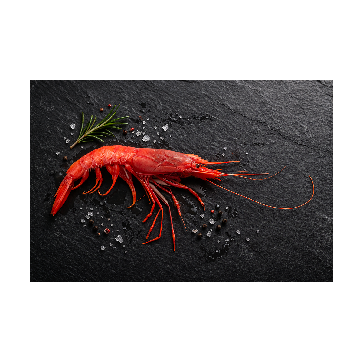 Crevettes rouges Mazara del Vallo surgelées 18/22 Giacalone 1kg – crevettes sauvages premium