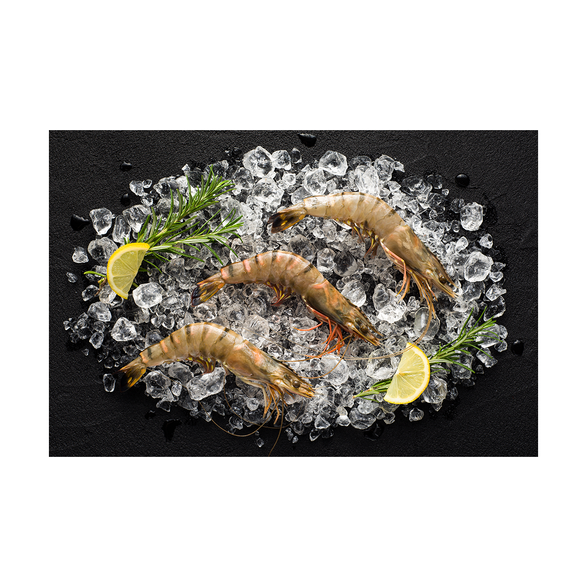 Crevettes entières crues surgelées 10/15 sauvages 2kg FAO34 Nigeria