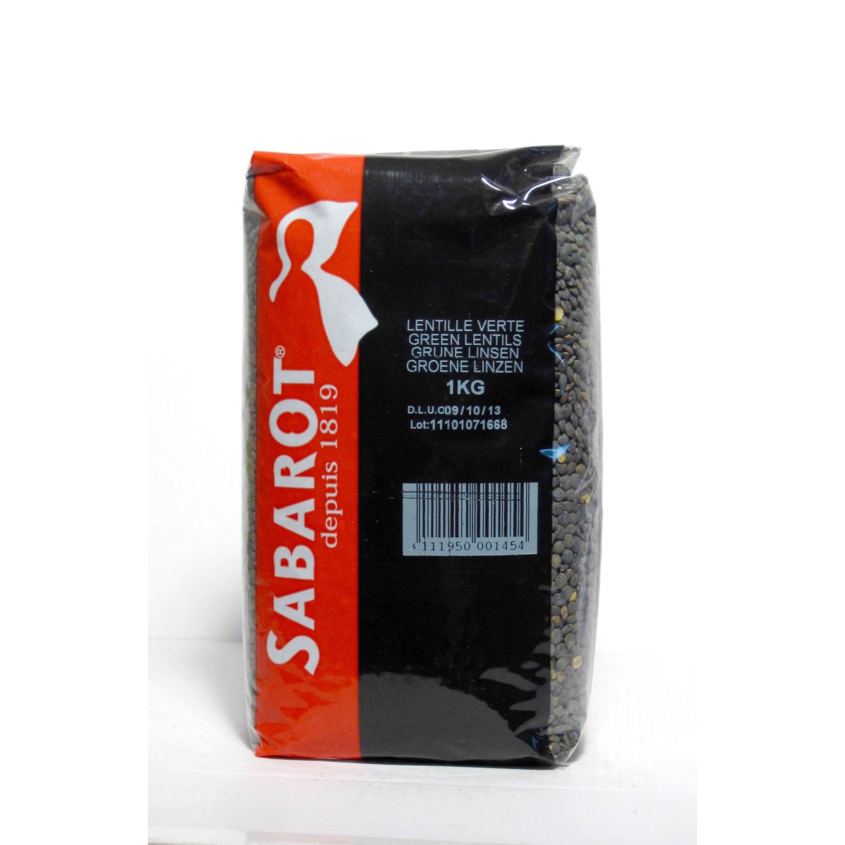 LENTILLE VERTE POLY SABAROT au prix de gros - cash-alimentaire.com