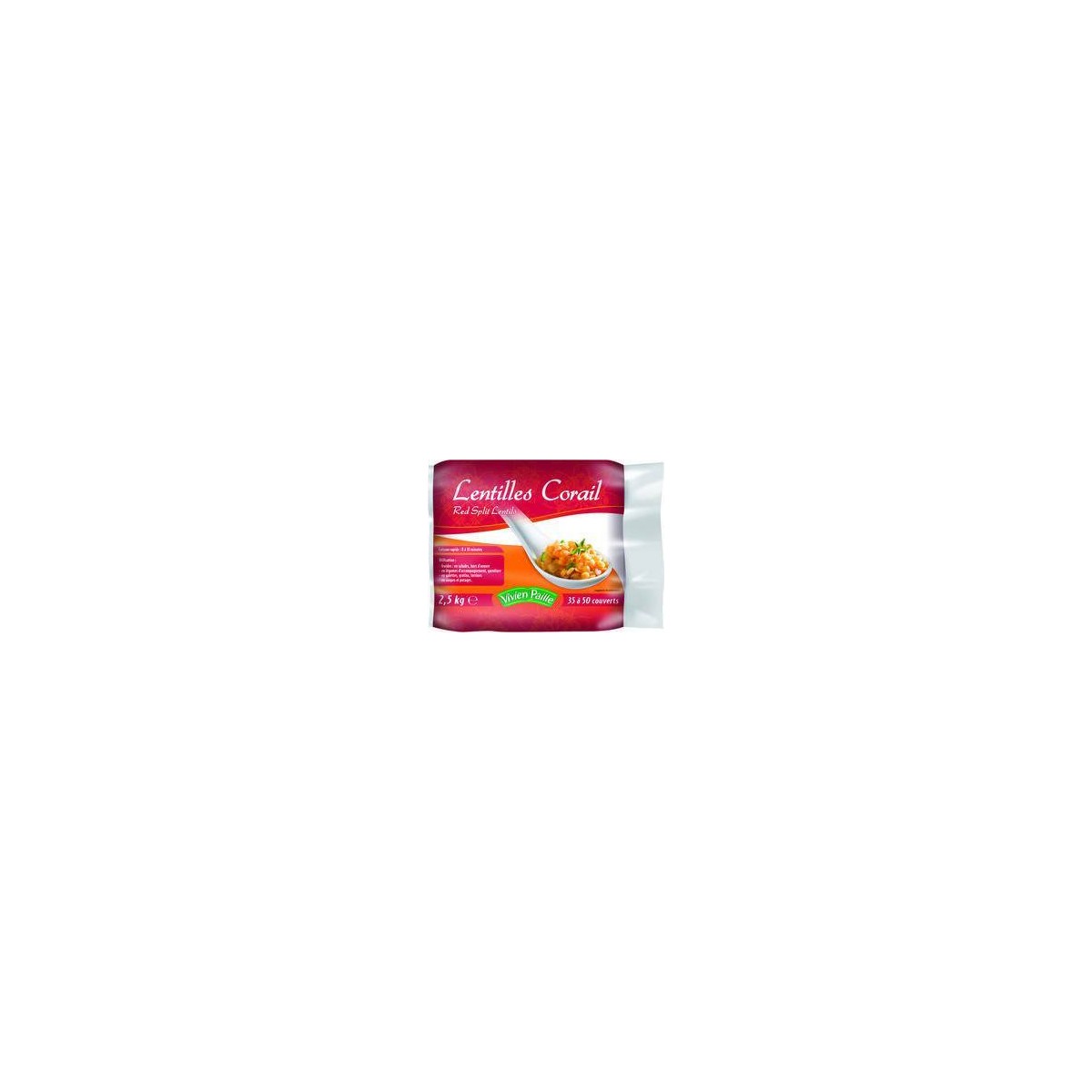 LENTILLES CORAIL ROUGE VIVIEN PAILLE au prix de gros - cash-alimentaire.com
