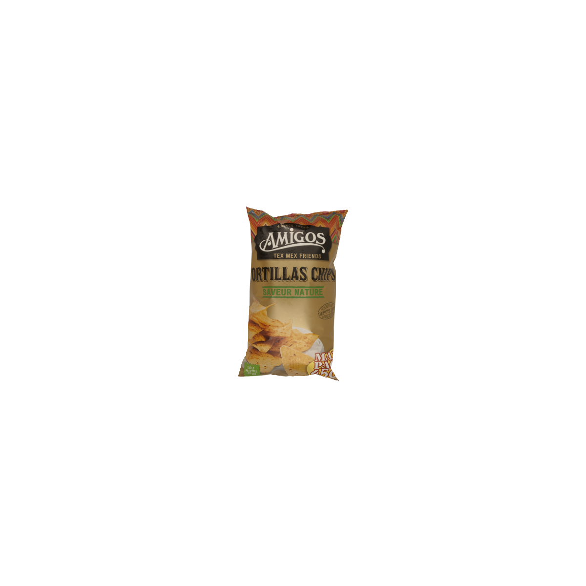 TORTILLAS CHIPS DE MAIS NATURE AMIGOS au prix de gros - cash-alimentaire.com