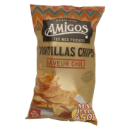 TORTILLAS CHIPS MAIS GOUT CHILI AMIGOS au prix de gros - cash-alimentaire.com