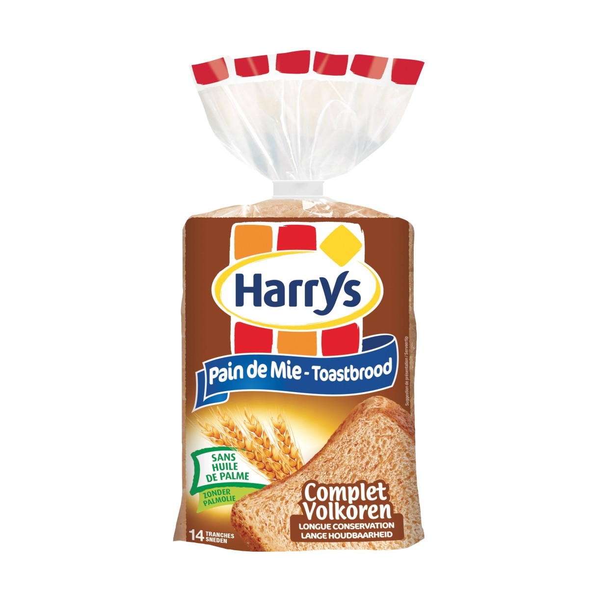 PAIN DE MIE COMPLET HARRY'S au prix de gros - cash-alimentaire.com