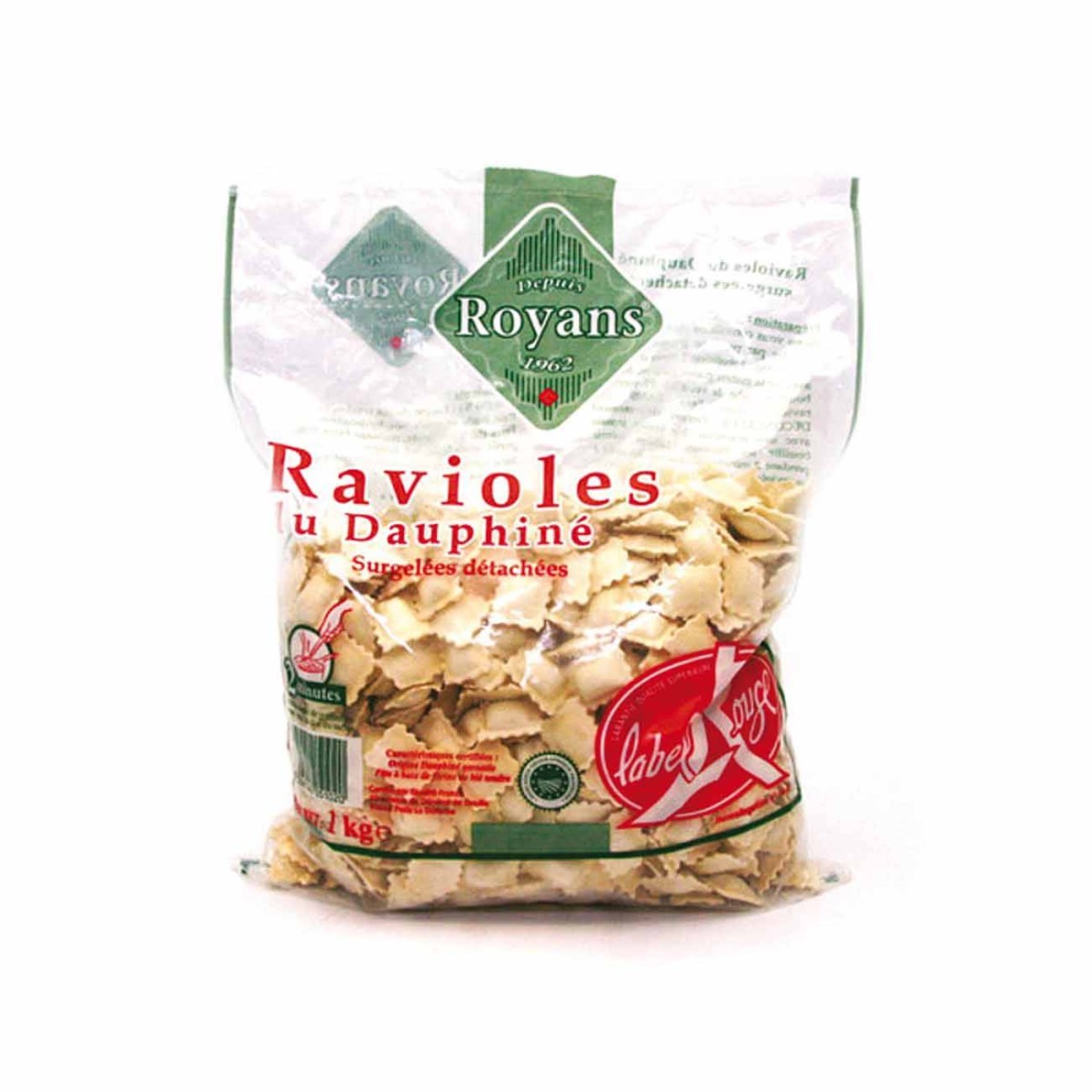 Ravioles du Dauphiné Label Rouge IGP Royans 1kg – spécialité française