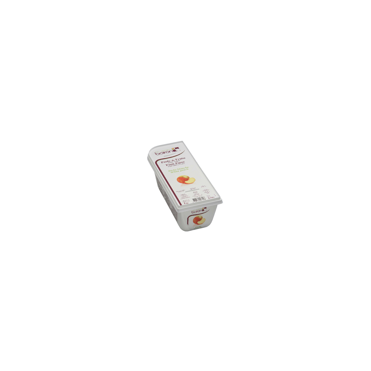 PUREE DE PECHE BLANCHE BOIRON - prix grossiste - cash-alimentaire.com