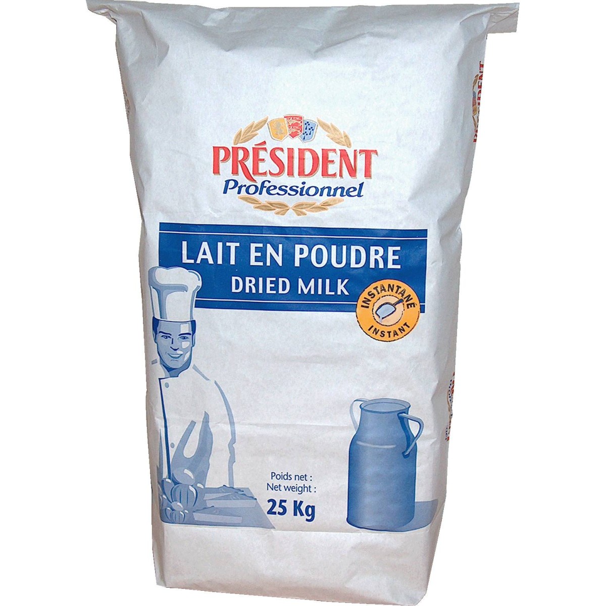 LAIT ENTIER POUDRE PRESIDENT au prix de gros - cash-alimentaire.com