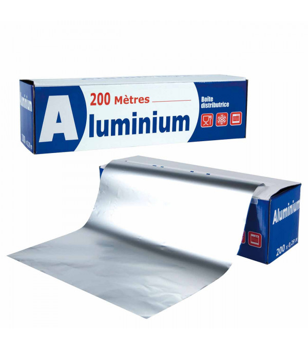 Rouleau Aluminium Alimentaire 0.45 X 200 M Alupro Alupal