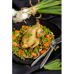 PETITS POIS EXTRA FINS ET CAROTTE JARDINS ADRIEN au prix de gros - cash-alimentaire.com