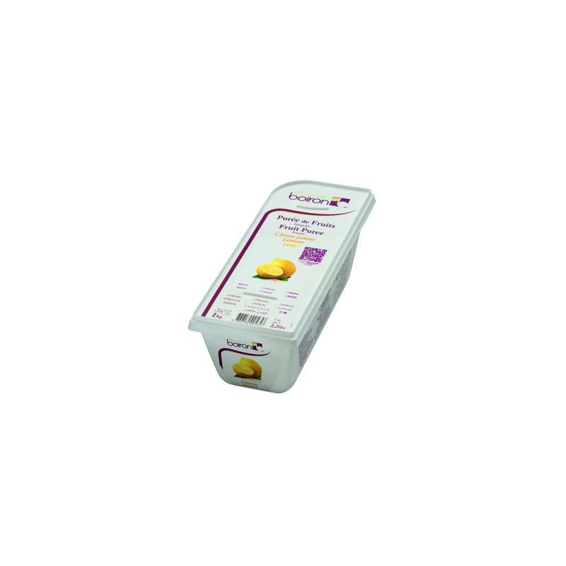 PUREE DE CITRON JAUNE NON SUCREE BOIRON - prix grossiste - cash-alimentaire.com